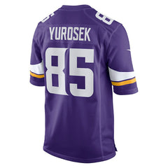 Nike Ben Yurosek Minnesota Vikings Team Game Jersey Purple