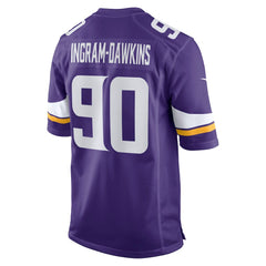 Nike Tyrion Ingram-Dawkins Minnesota Vikings Team Game Jersey Purple
