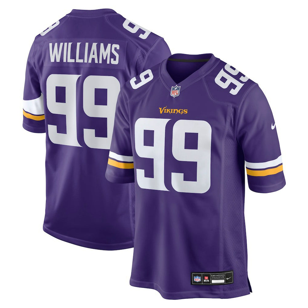 Nike Elijah Williams Minnesota Vikings Team Game Jersey Purple
