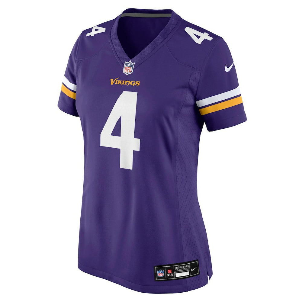 Nike Myles Price Minnesota Vikings Women's Team Game Jersey Purple