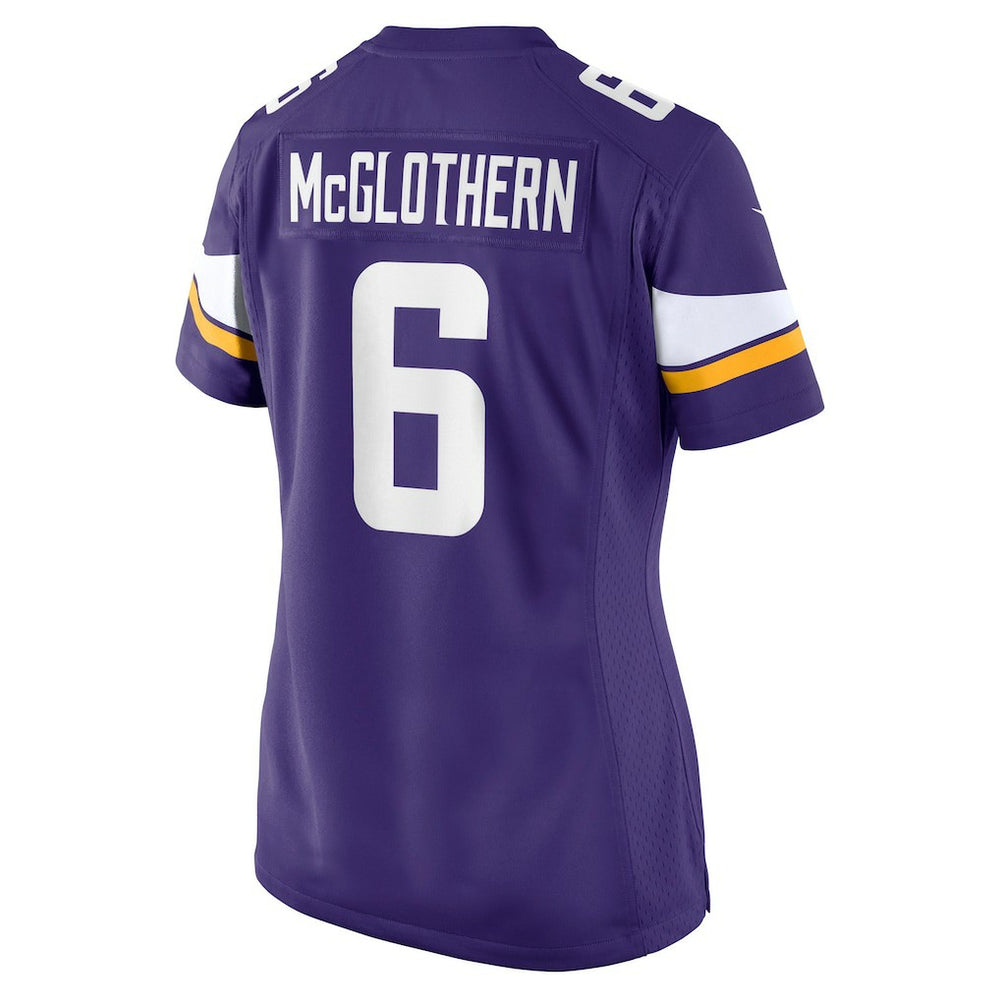 Nike Dwight McGlothern Minnesota Vikings Women's Team Game Jersey Purple