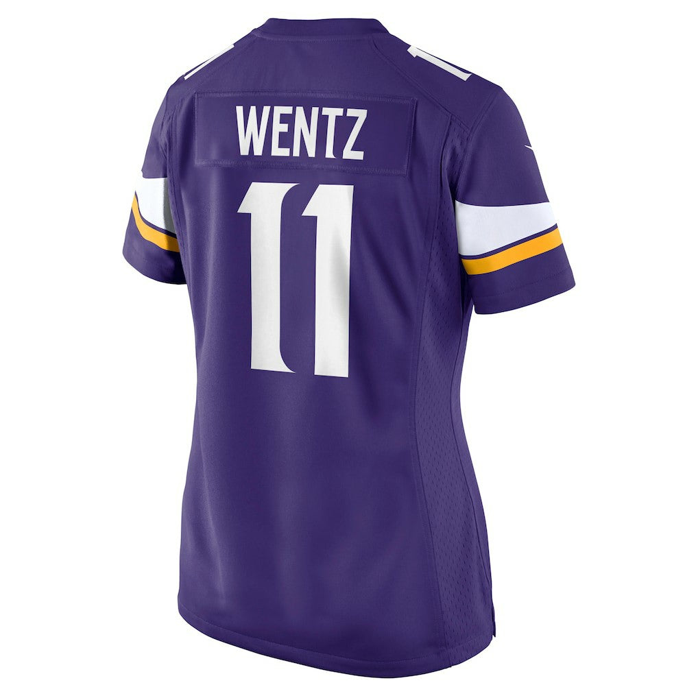 Nike Carson Wentz Minnesota Vikings Women's Team Game Jersey Purple