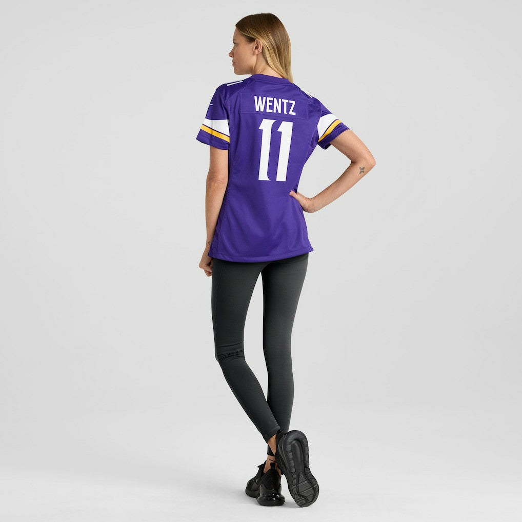 Nike Carson Wentz Minnesota Vikings Women's Team Game Jersey Purple