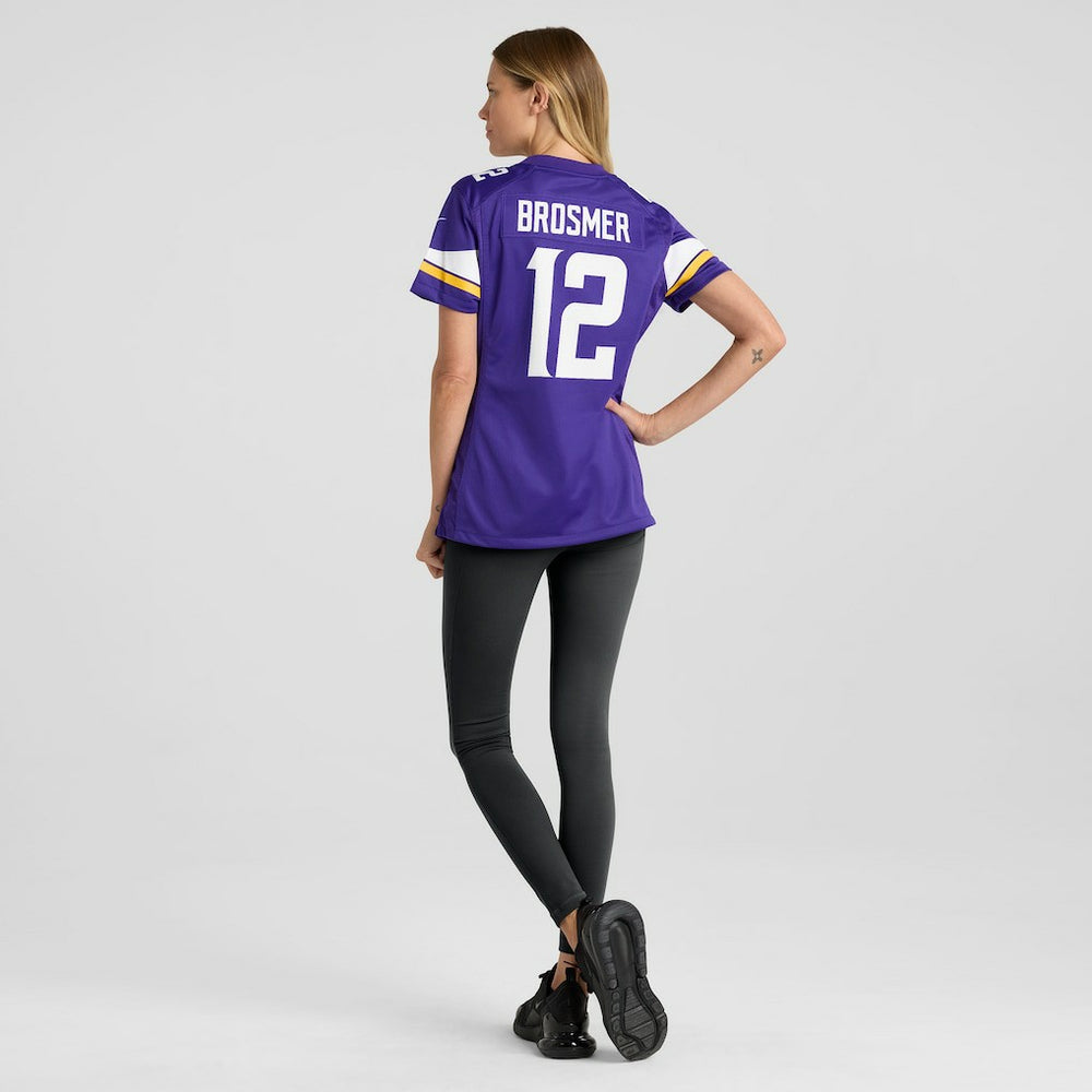 Nike Max Brosmer Minnesota Vikings Women's Team Game Jersey Purple