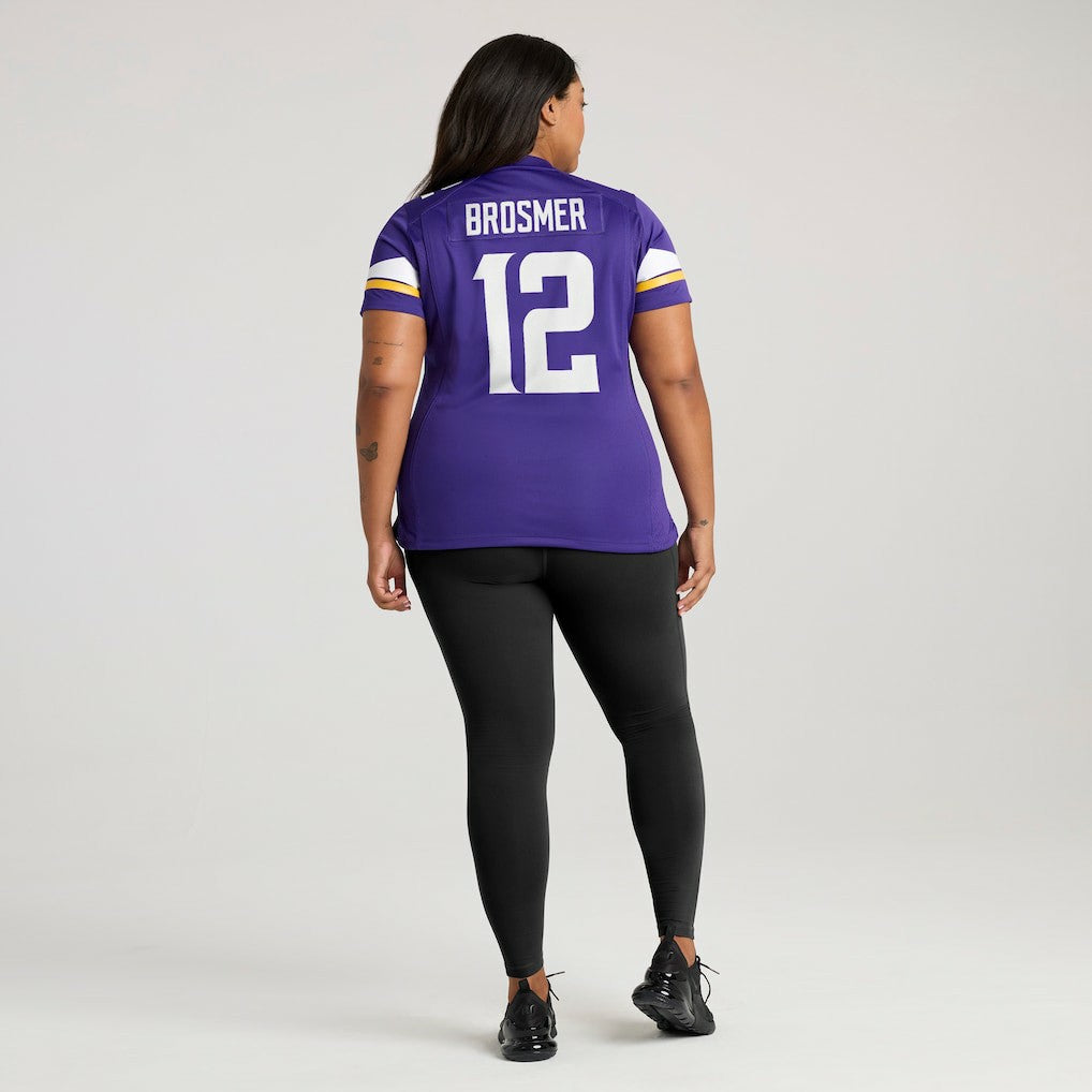 Nike Max Brosmer Minnesota Vikings Women's Team Game Jersey Purple