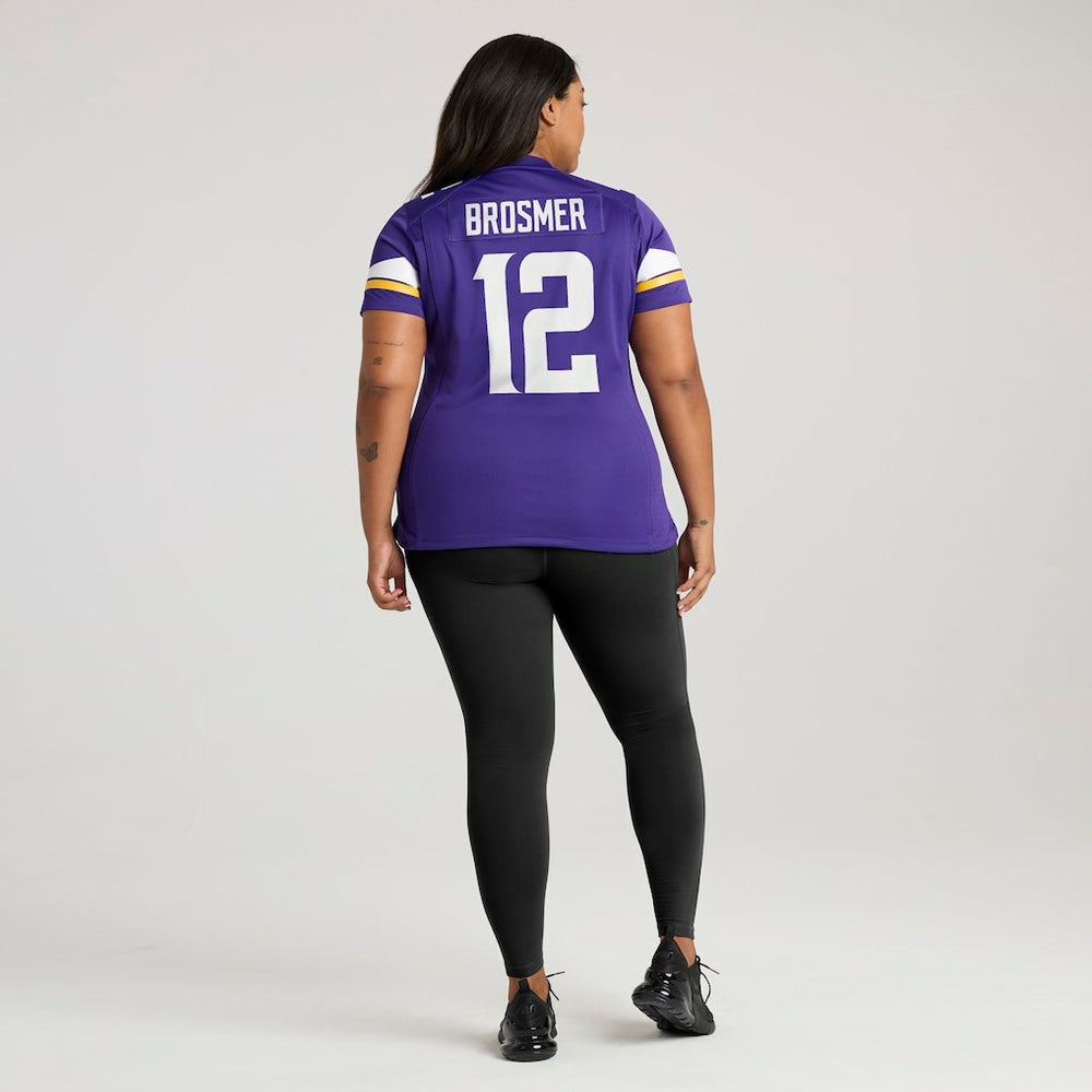 Nike Max Brosmer Minnesota Vikings Women's Team Game Jersey Purple