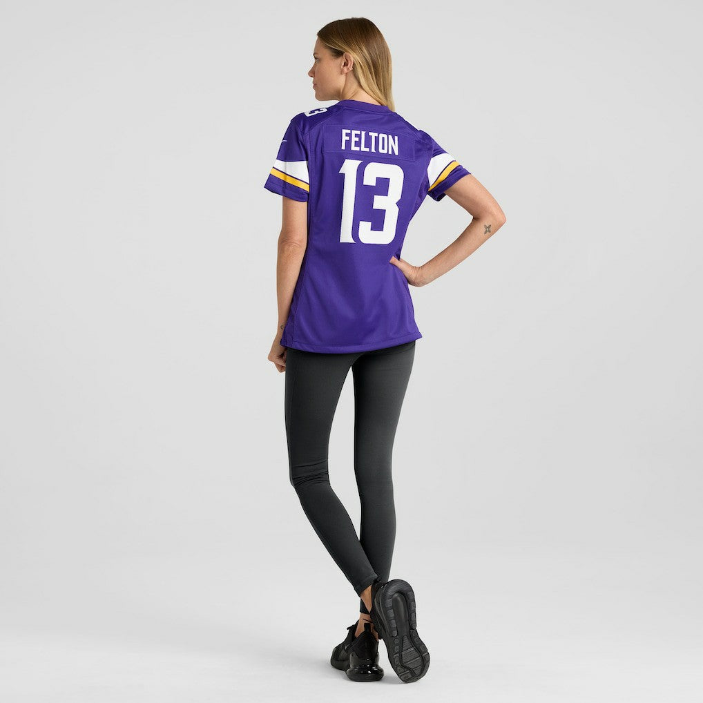 Nike Tai Felton Minnesota Vikings Women's Team Game Jersey Purple