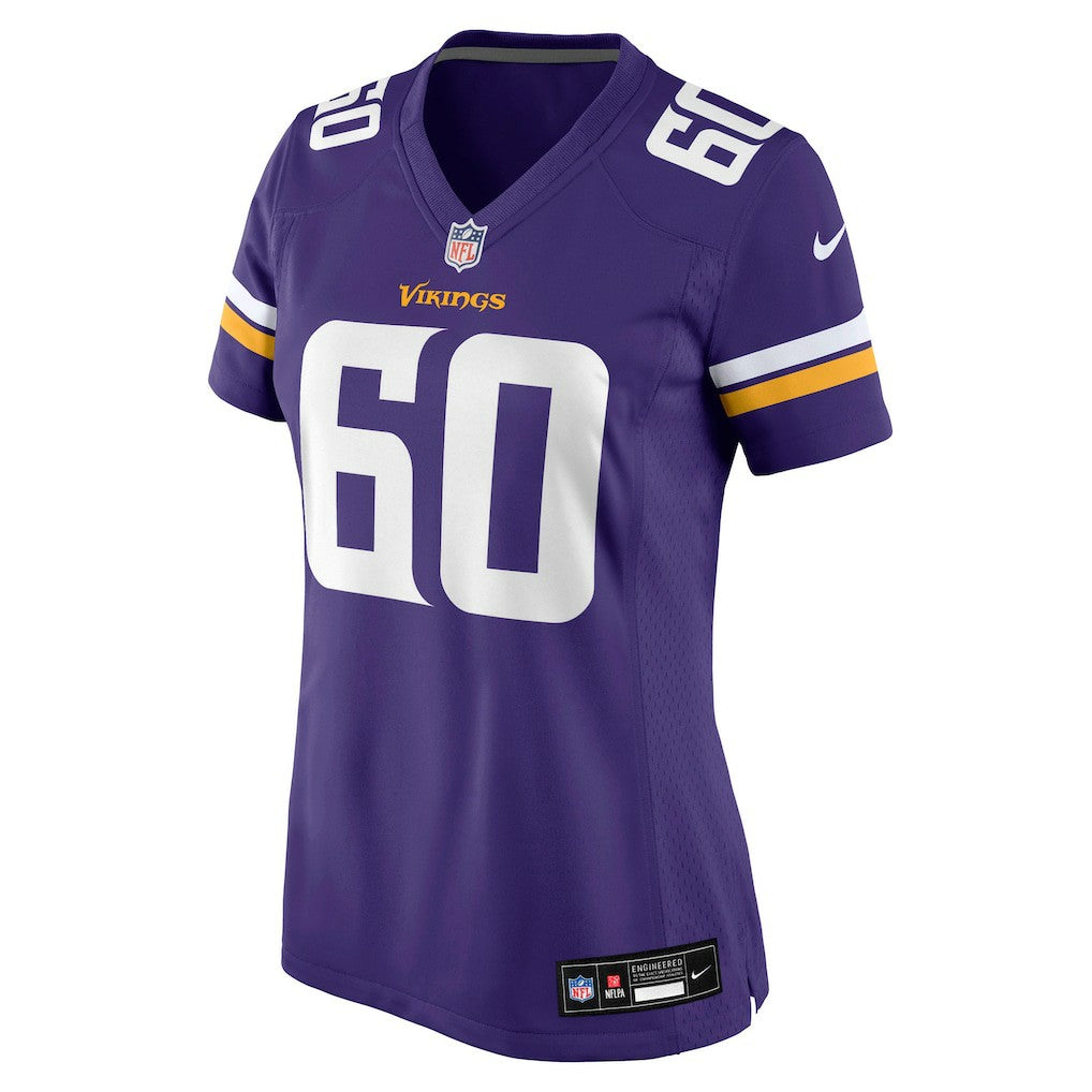 Nike Joe Huber Minnesota Vikings Women's Team Game Jersey Purple