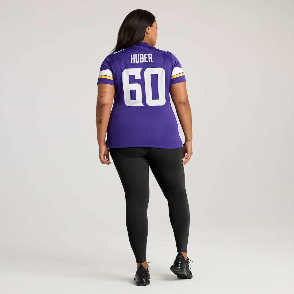 Nike Joe Huber Minnesota Vikings Women's Team Game Jersey Purple