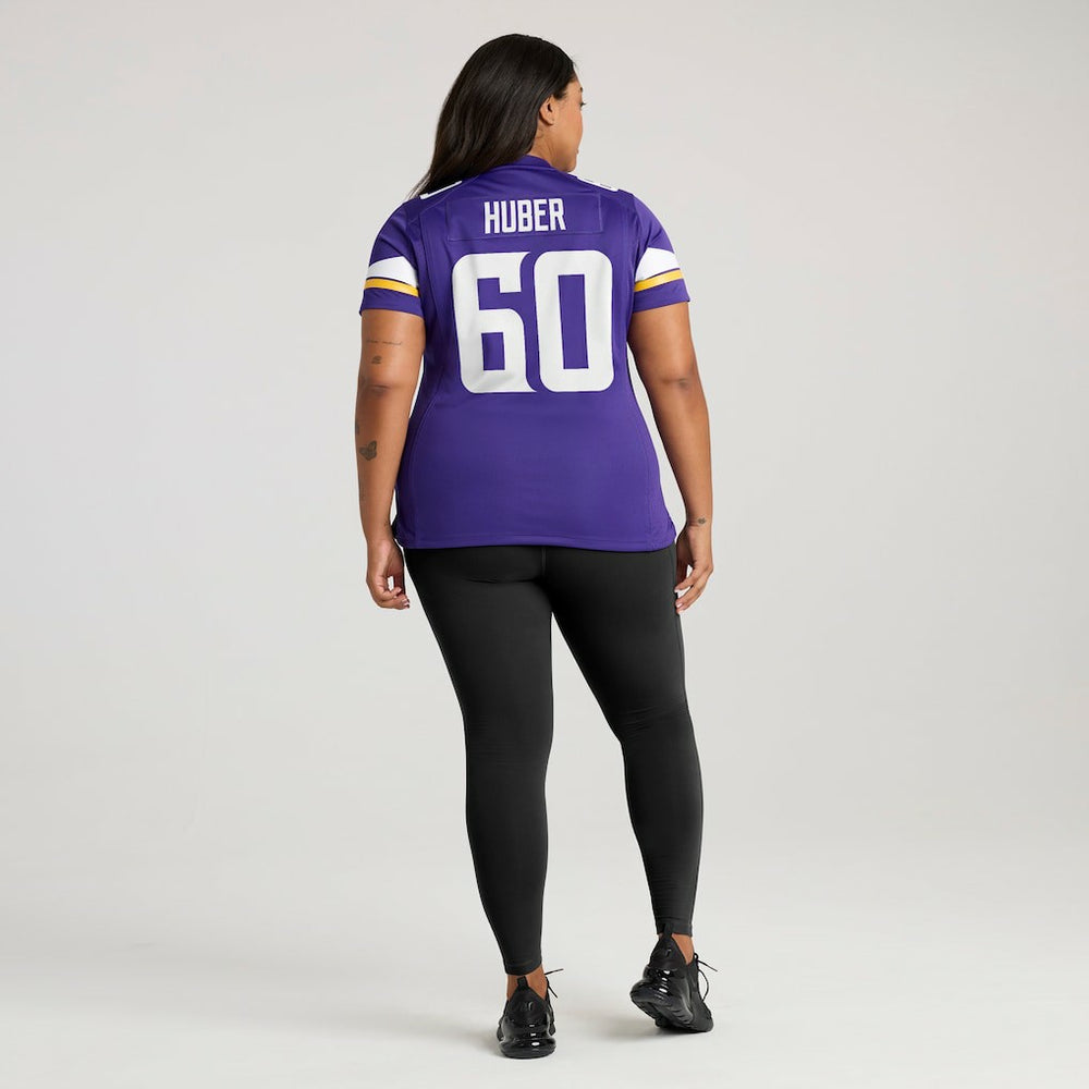 Nike Joe Huber Minnesota Vikings Women's Team Game Jersey Purple