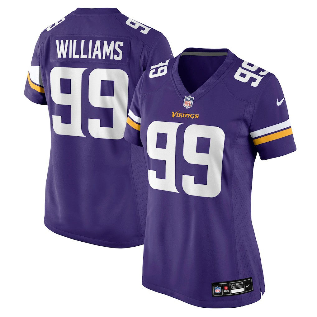 Nike Elijah Williams Minnesota Vikings Women's Team Game Jersey Purple
