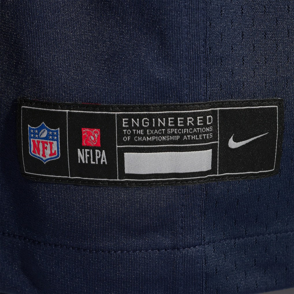 Nike Nahshon Wright Chicago Bears Team Game Jersey Navy