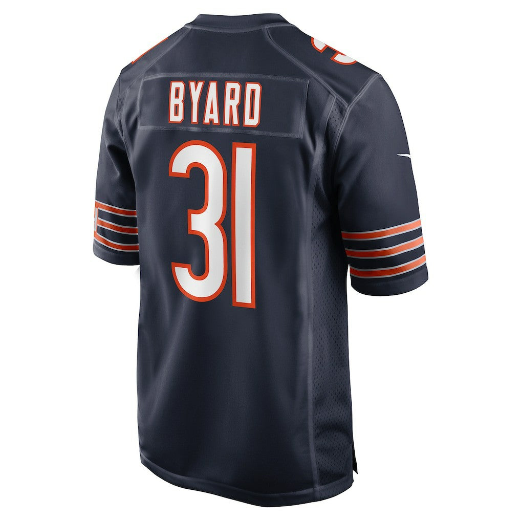 Nike Kevin Byard Chicago Bears Team Game Jersey Navy