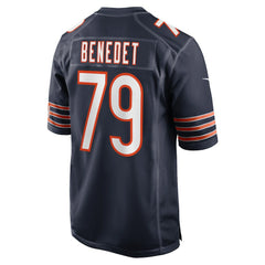 Nike Theo Benedet Chicago Bears Team Game Jersey Navy