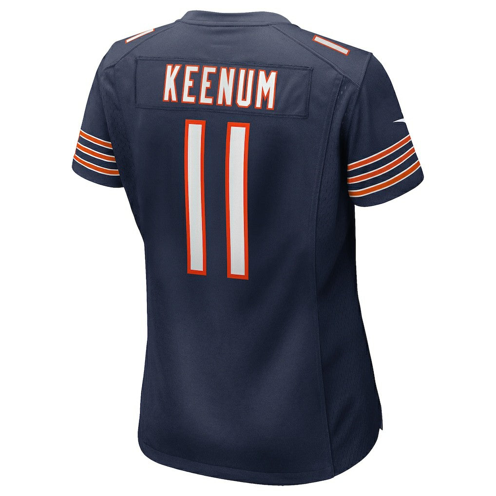 Nike Case Keenum Chicago Bears Women's Team Game Jersey Navy
