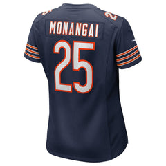 Nike Kyle Monangai Chicago Bears Women's Team Game Jersey Navy