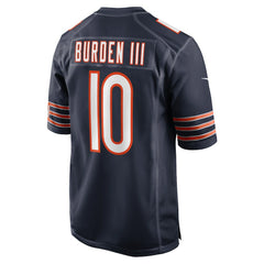 Nike Luther Burden III Chicago Bears Team Game Jersey Navy