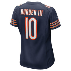 Nike Luther Burden III Chicago Bears Women's Team Game Jersey Navy