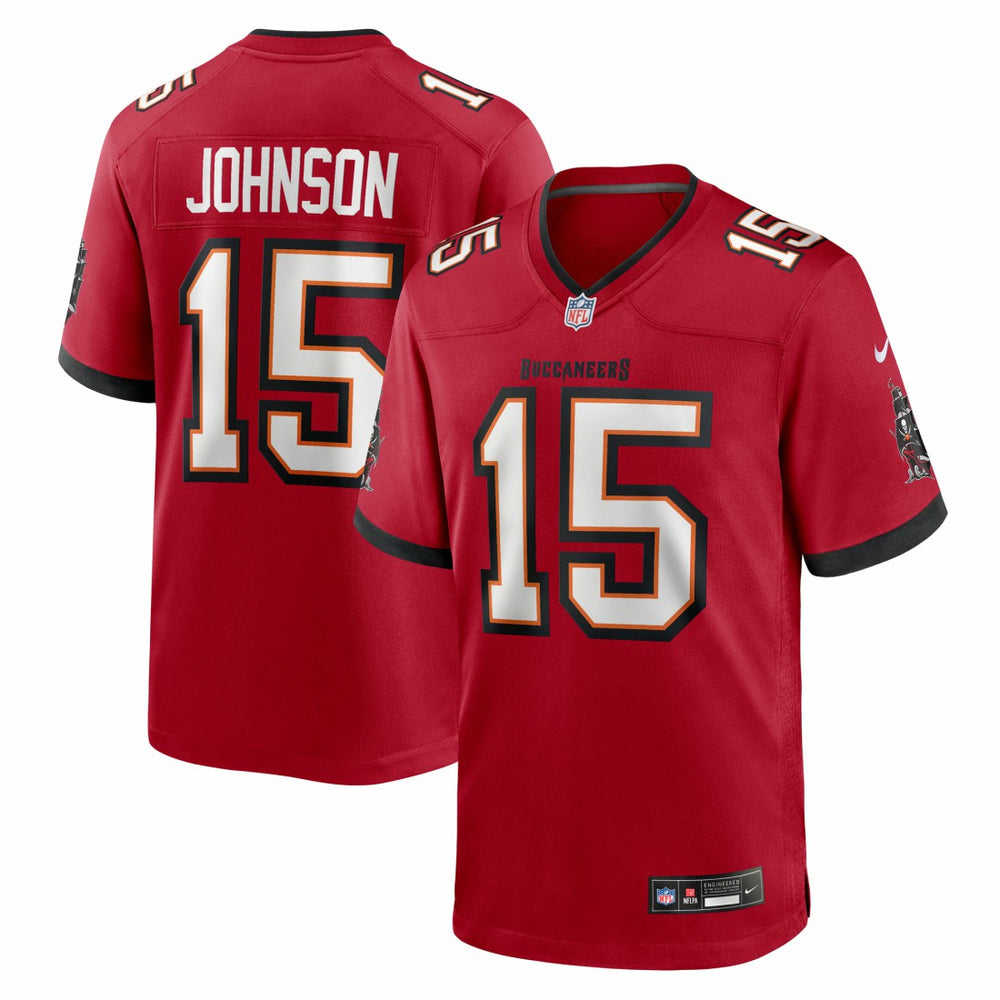 Nike Tez Johnson Tampa Bay Buccaneers Team Game Jersey Red