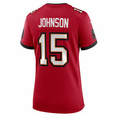 Nike Tez Johnson Tampa Bay Buccaneers Women's Team Game Jersey Red