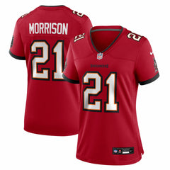 Nike Benjamin Morrison Tampa Bay Buccaneers Women's Team Game Jersey Red