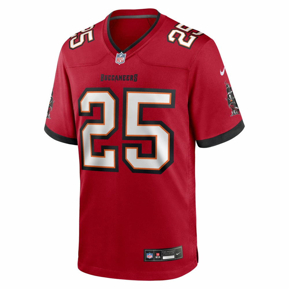 Nike Jacob Parrish Tampa Bay Buccaneers Team Game Jersey Red