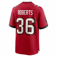 Nike JJ Roberts Tampa Bay Buccaneers Team Game Jersey Red
