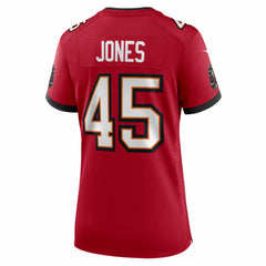 Nike Deion Jones Tampa Bay Buccaneers Women's Team Game Jersey Red
