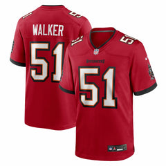Nike David Walker Tampa Bay Buccaneers Team Game Jersey Red