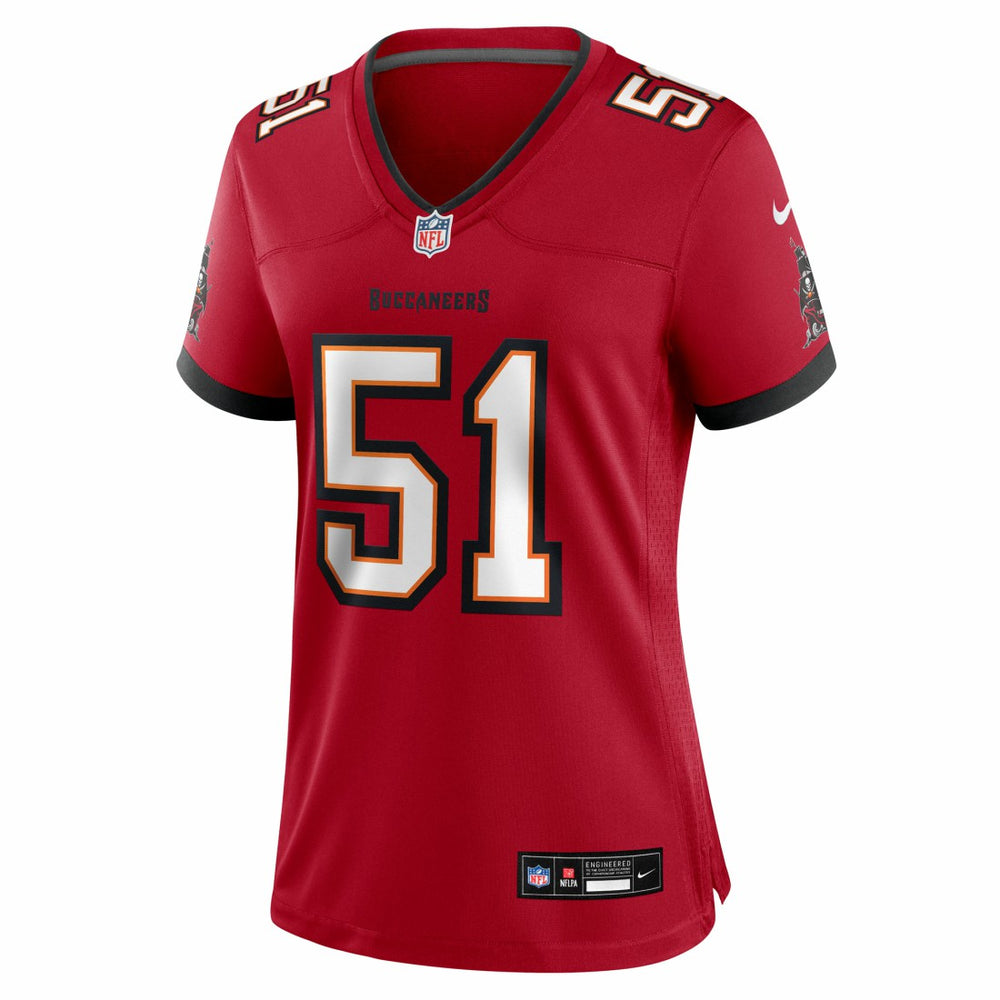 Nike David Walker Tampa Bay Buccaneers Women's Team Game Jersey Red