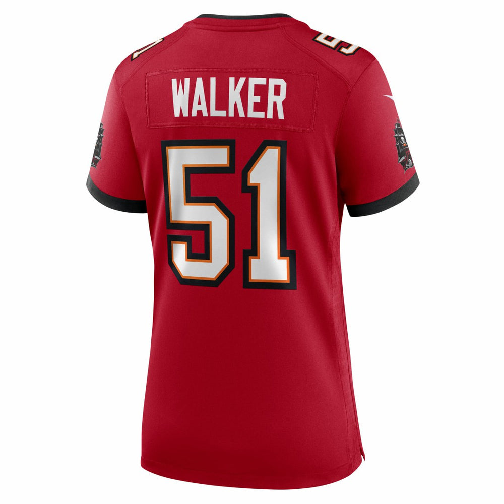 Nike David Walker Tampa Bay Buccaneers Women's Team Game Jersey Red
