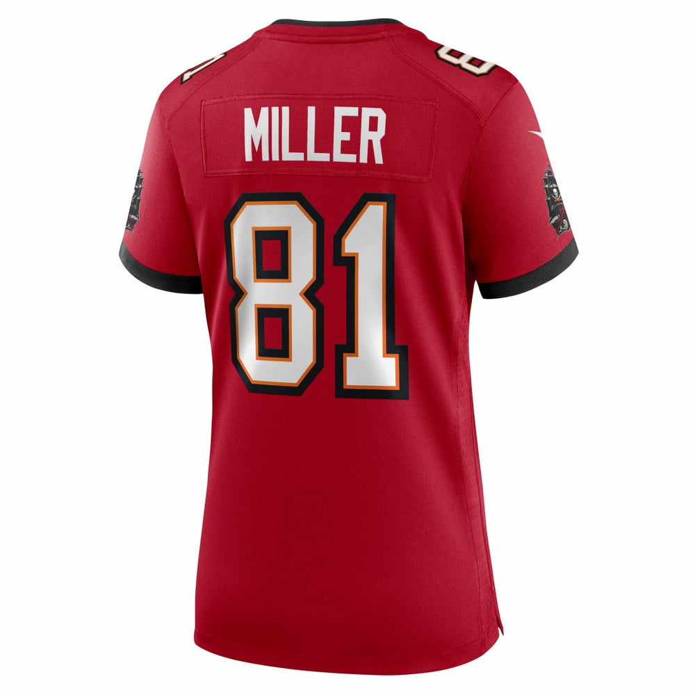 Nike Ryan Miller Tampa Bay Buccaneers Women's Team Game Jersey Red
