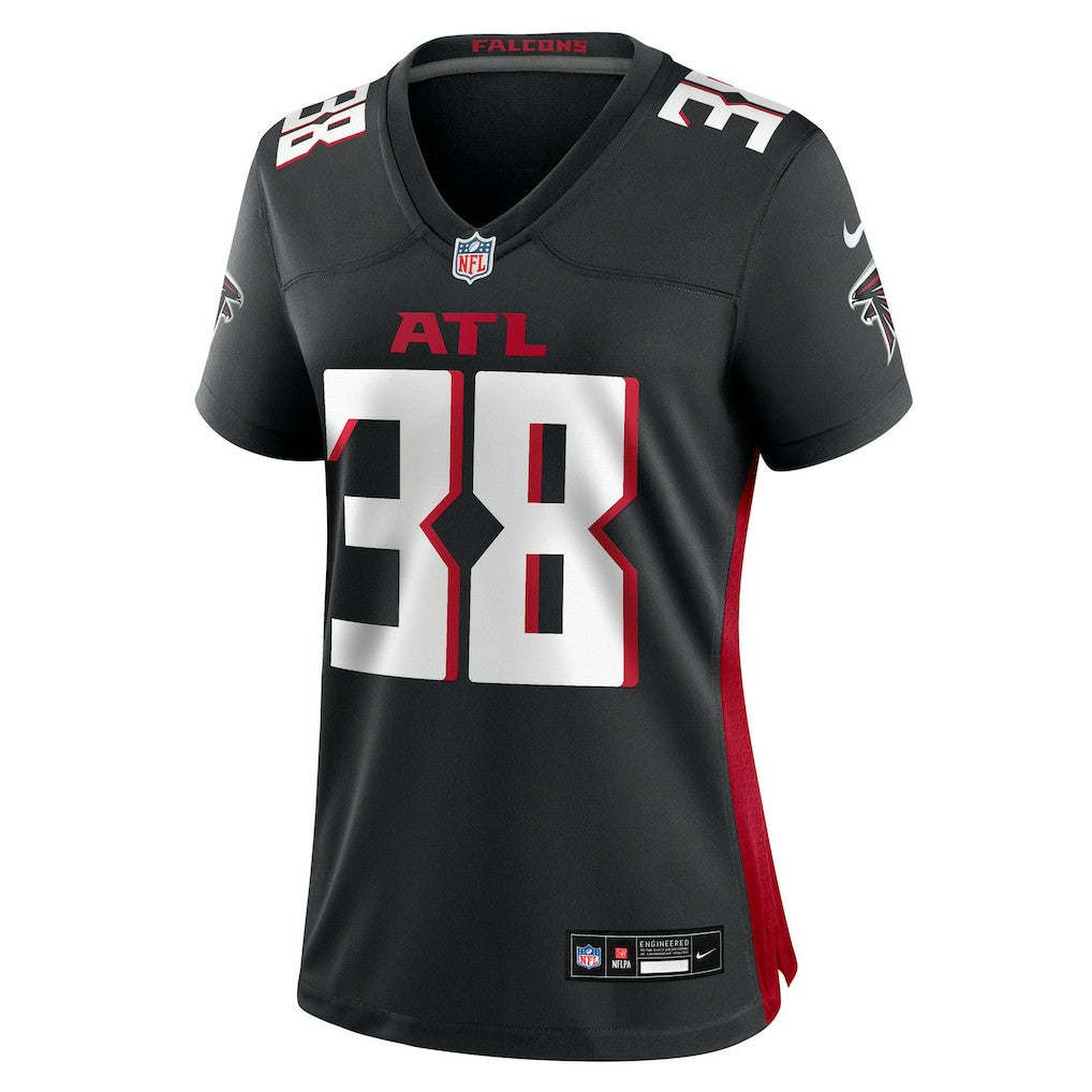 Nike Nathan Carter Atlanta Falcons Women's Team Game Jersey Black