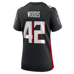 Nike Josh Woods Atlanta Falcons Women's Team Game Jersey Black