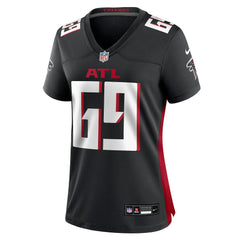 Nike Jack Nelson Atlanta Falcons Women's Team Game Jersey Black