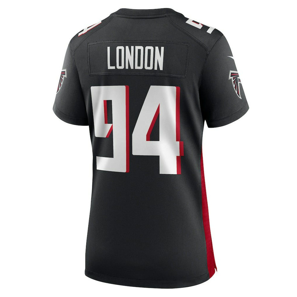Nike LaCale London Atlanta Falcons Women's Team Game Jersey Black