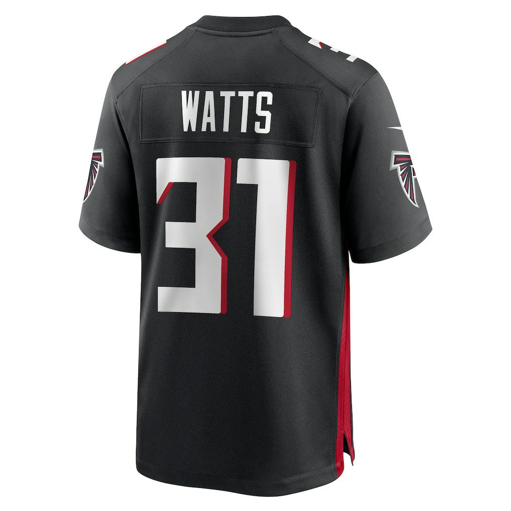 Nike Xavier Watts Atlanta Falcons Team Game Jersey Black
