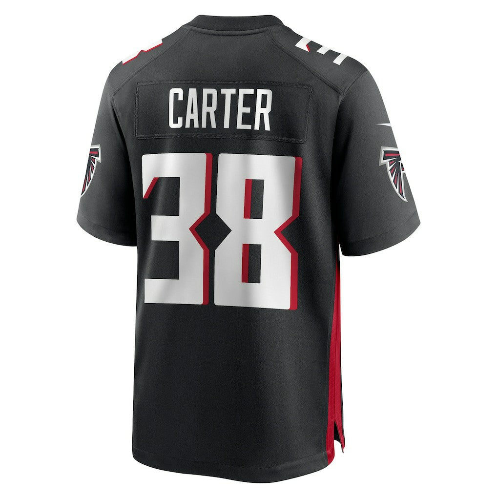 Nike Nathan Carter Atlanta Falcons Team Game Jersey Black