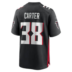 Nike Nathan Carter Atlanta Falcons Team Game Jersey Black