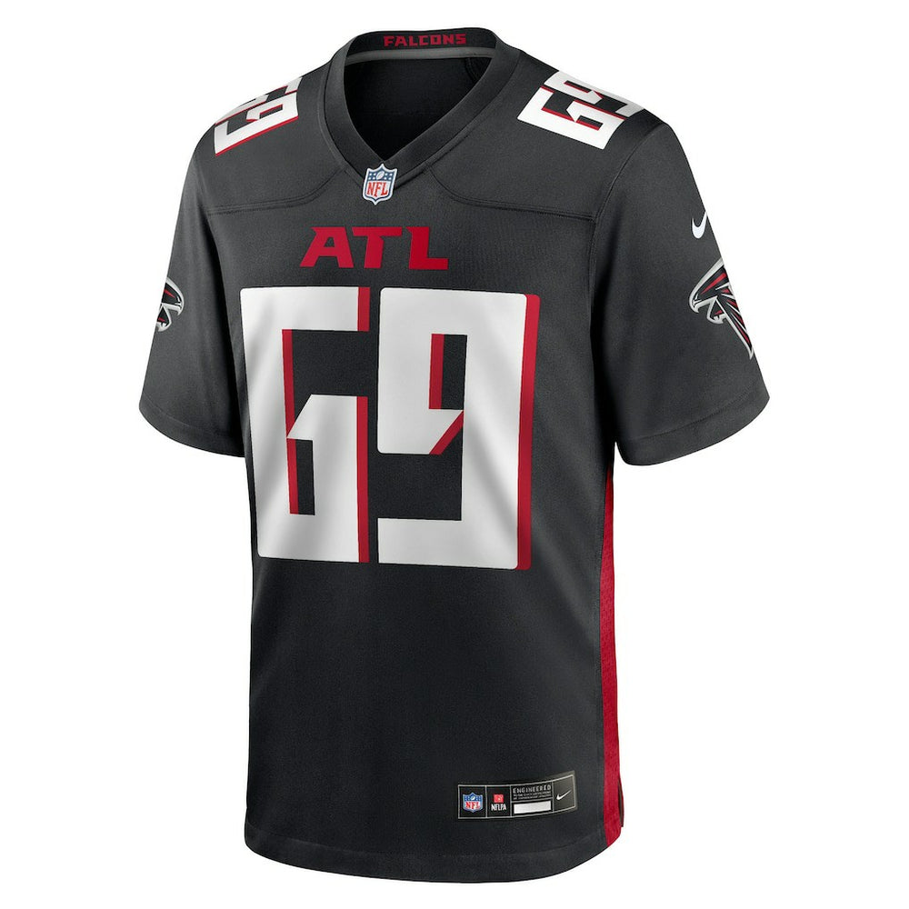 Nike Jack Nelson Atlanta Falcons Team Game Jersey Black