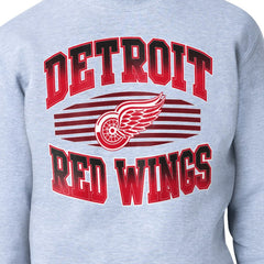 Detroit Red Wings Starter Team Grit Graphic Fleece Pullover Sweatshirt - Gray - NHL 203448431