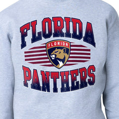 Florida Panthers Starter Team Grit Graphic Fleece Pullover Sweatshirt - Gray - NHL 203448432
