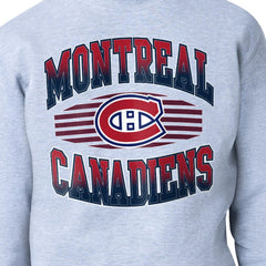Montreal Canadiens Starter Team Grit Graphic Fleece Pullover Sweatshirt - Gray - NHL 203448433