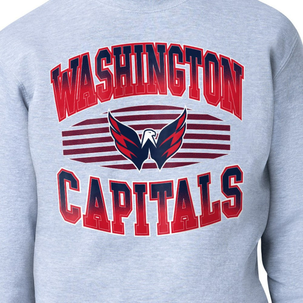 Washington Capitals Starter Team Grit Graphic Fleece Pullover Sweatshirt - Gray - NHL 203448435