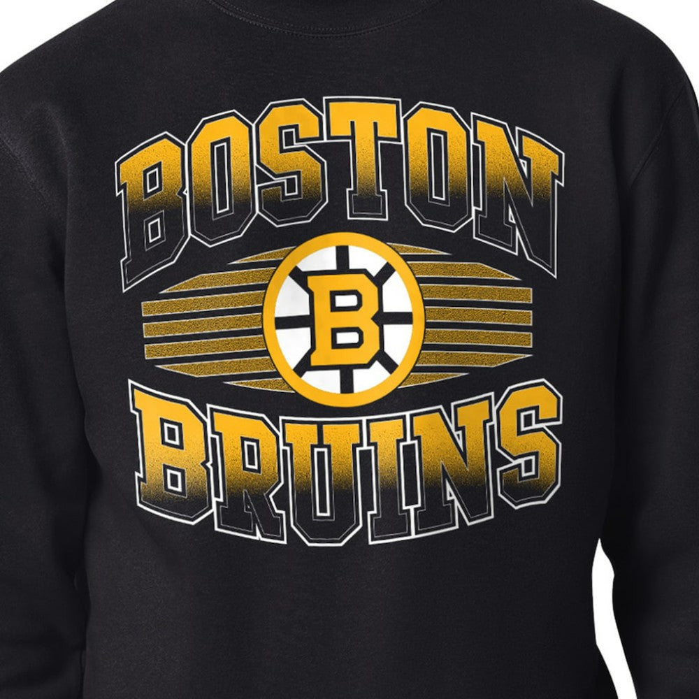Boston Bruins Starter Team Grit Graphic Fleece Pullover Sweatshirt - Black - NHL 203448437