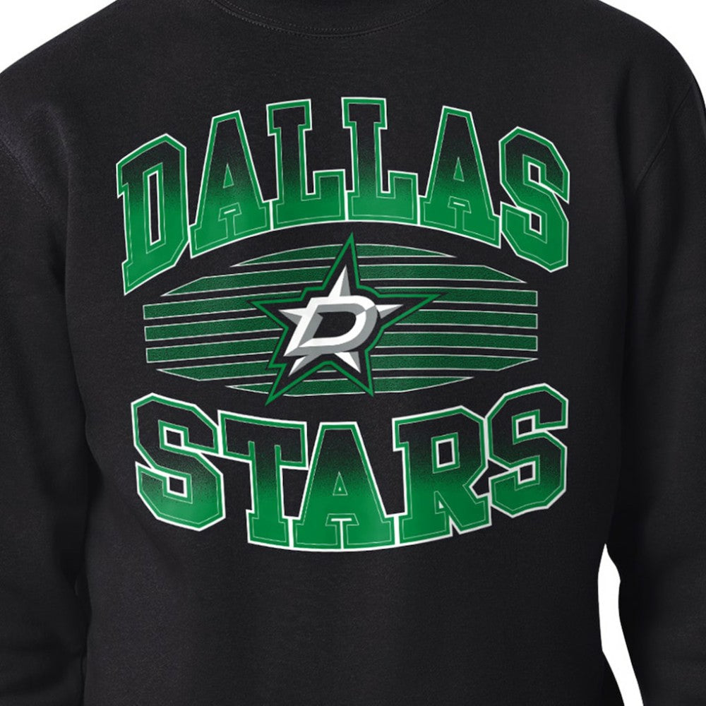 Dallas Stars Starter Team Grit Graphic Fleece Pullover Sweatshirt - Black - NHL 203448439
