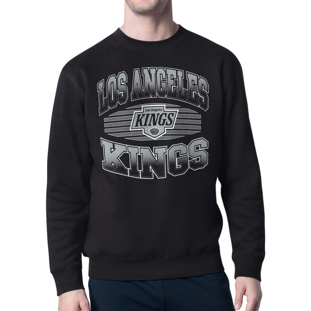 Los Angeles Kings Starter Team Grit Graphic Fleece Pullover Sweatshirt - Black - NHL 203448440