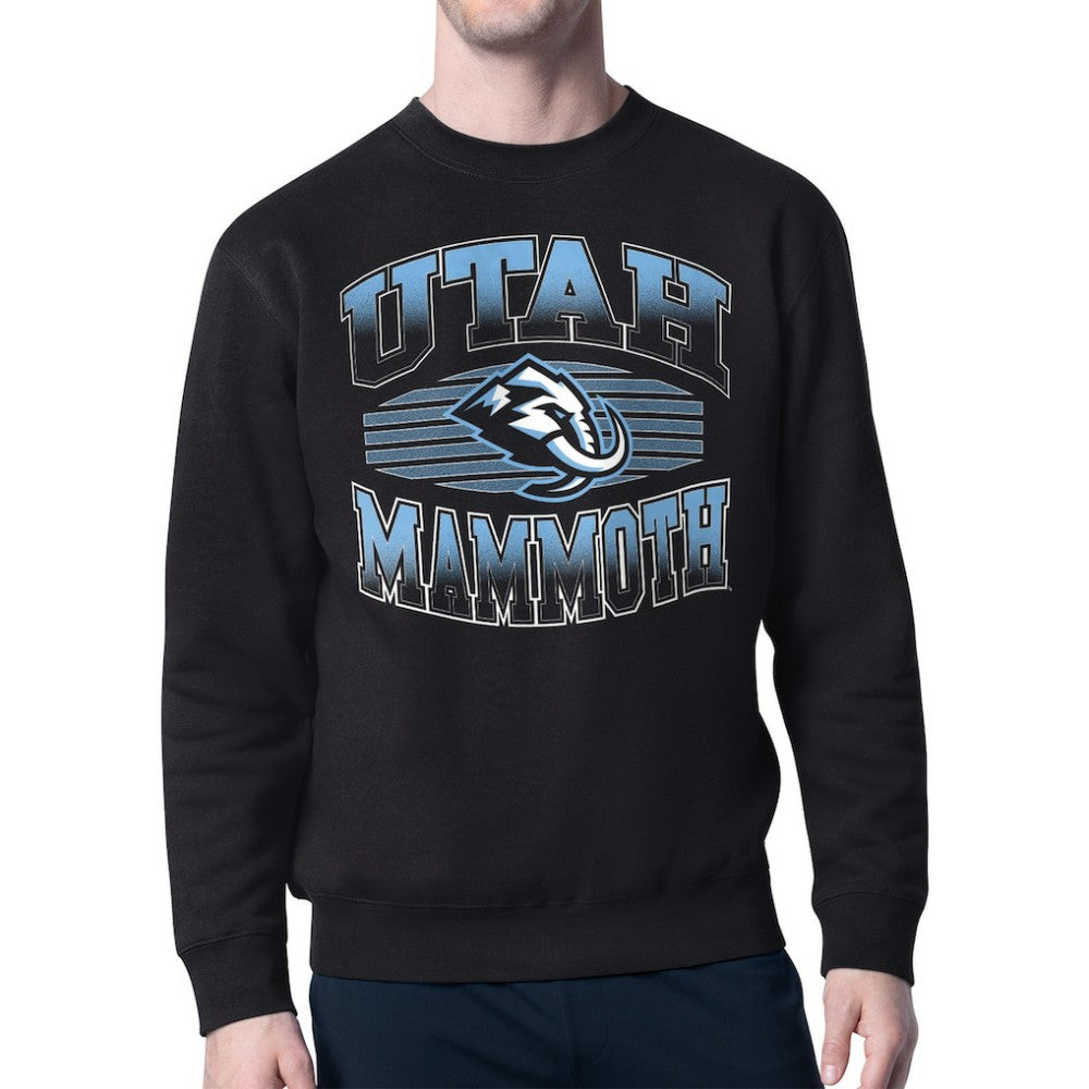 Utah Mammoth Starter Team Grit Graphic Fleece Pullover Sweatshirt - Black - NHL 203448444
