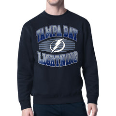 Tampa Bay Lightning Starter Team Grit Graphic Fleece Pullover Sweatshirt - Navy - NHL 203448452