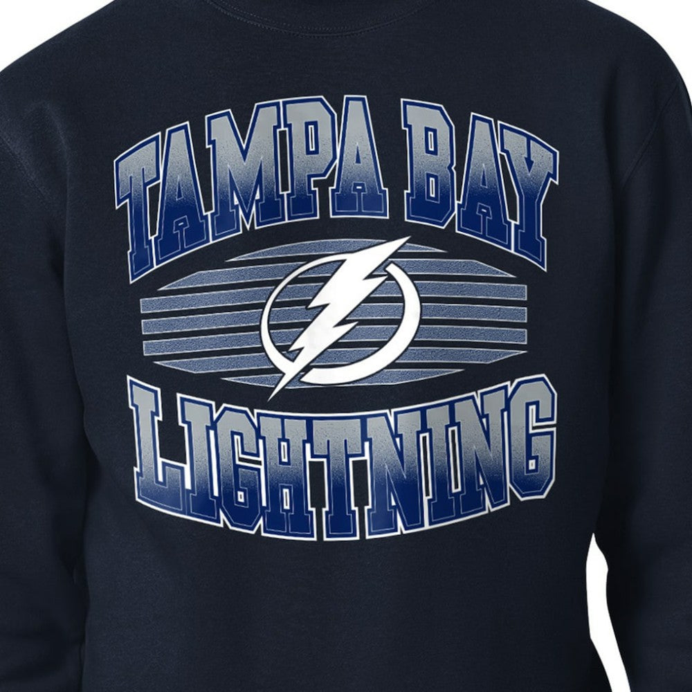 Tampa Bay Lightning Starter Team Grit Graphic Fleece Pullover Sweatshirt - Navy - NHL 203448452